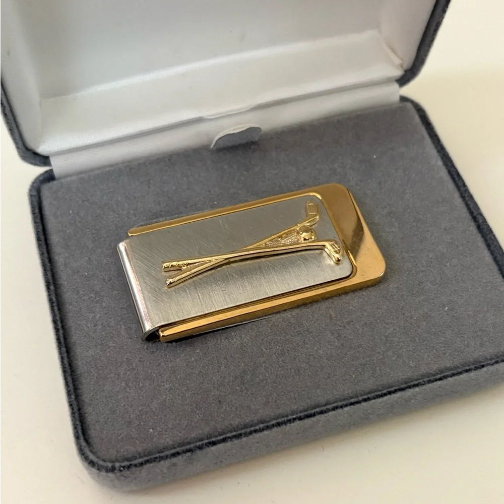 Gold and Silver Money Clip